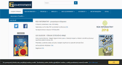 Desktop Screenshot of egovernment.cz