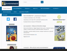 Tablet Screenshot of egovernment.cz